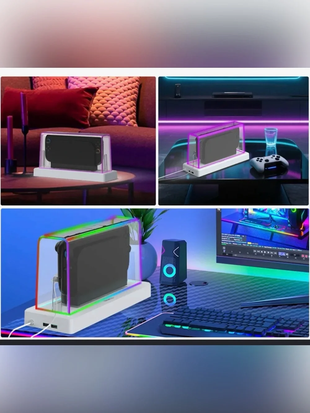LED RGB Dust Cover Bundle for Nintendo Switch 2